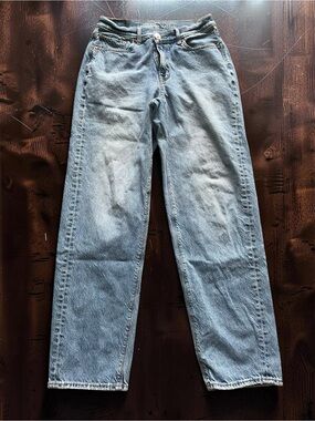 Abercrombie & Fitch Curve Love “90s  Straight Ultra High Rise” Jeans Size 34/18s